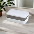 thumbnail image 4 of Soap Dish with Lid - Two Layer Dustproof Container, Covered SoapHolder | Portable Box for Kitchen Sink, Shower, Bathroom, Bathtub, Dishwashing, Outdoor Camping, Travel Storage, Hygienic Soap Organize, 4 of 18