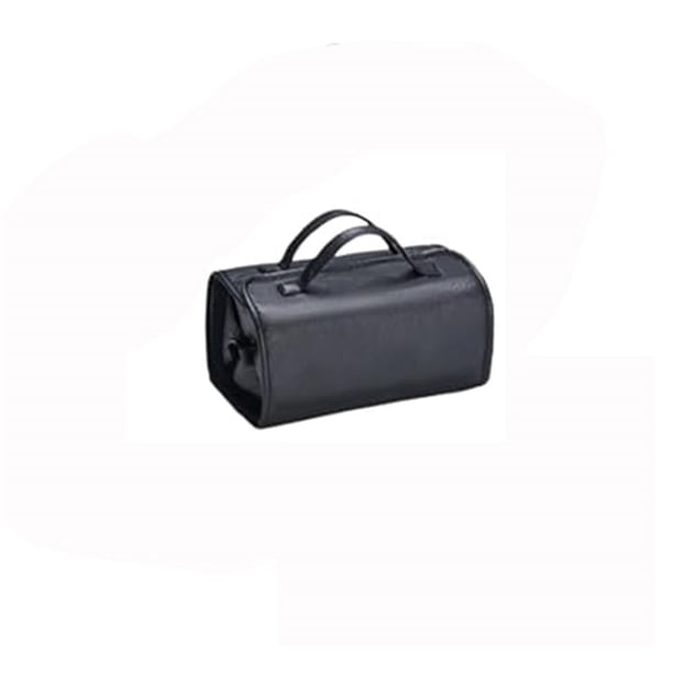 Yhmxh Neceser de viaje con 4 compartimentos transparentes desmontables, bolsa de maquillaje colgante de cuero 4 en 1, enrollable, de gran capacidad, compacto y plegable.