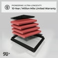 thumbnail image 3 of K&N Engine Air Filter: High Performance, Premium, Washable, Replacement Filter: 2018-2019 BMW M5, 33-3128, 3 of 9