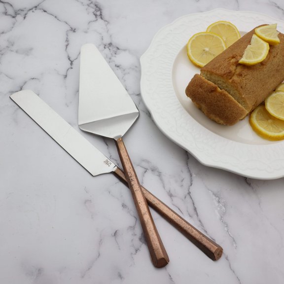 INOX Plateau Cake Server 2 Pc. Set