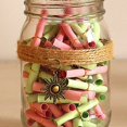 thumbnail image 2 of Wishing Bottle Glass Decorative: Small Cork Jar Letter Bottle with Message Paper, 2 of 7