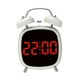 thumbnail image 2 of Reloj despertador digital de mesa con números grandes, pantalla grande, doble campana y alarma fuerte. Rojo, 2 of 9
