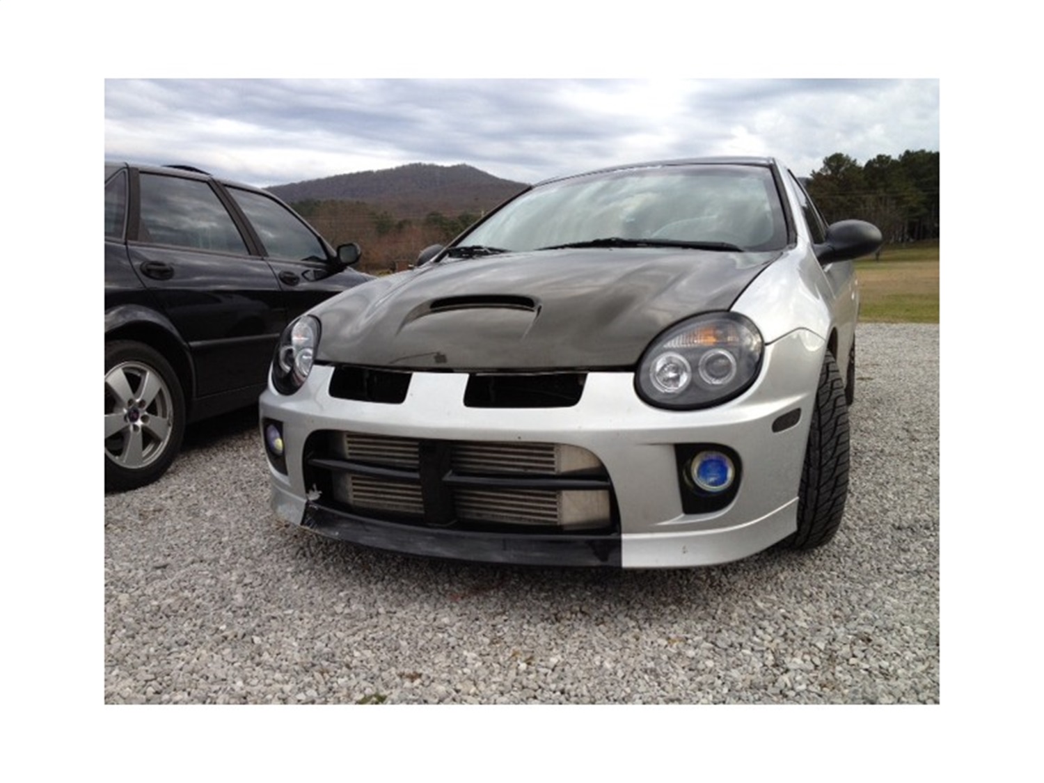 Spyder Dodge Neon 03-05 Projector Headlights LED Halo LED Replaceable  LEDs Black High H1 (Included) Low H1 (Included)