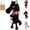 Black Horse Mascots A9, variant on Year of the Horse Lucky Mascot 2026- New Yeargood Luck Gift 2026 Symbol of Strength Courage，This Year of the Horse Mascot Embodies Auspiciousness