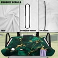 thumbnail image 6 of Bulopur Green Marble Golf Cart Seat Covers for 2-Person Seats Universal Golf Cart Seat Blanket Compatible with EZGO, Yamaha, Club Car, 6 of 8