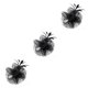 thumbnail image 4 of Jumpingount Tocado de boda con flores para el pelo, estilo Retro, adorno para el pelo de fiesta Simple, colgante de cabeza nupcial multiusos, negro Type1 NO1, 4 of 6