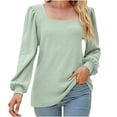 thumbnail image 1 of Pompotops Chandail en Molleton à Manches Longues Confortable Couleur Unie Mode Décontractée pour Femmes en Solde, 1 of 8