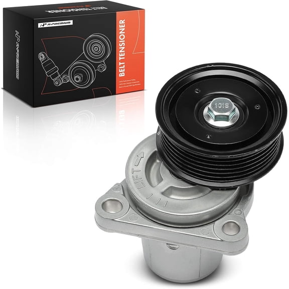 A-Premium Belt Tensioner Assembly with Pulley Compatible with Mazda 6 2006-2013, 2.3L 2.5L, Replace# L3P915980A, L3P915980B