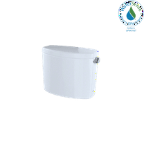 TOTO® Drake® II and Vespin® II, 1.28 GPF Toilet Tank with Right-Hand Trip Lever, Cotton White - ST454ER#01