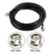 thumbnail image 2 of BNC Macho a BNC Macho Coaxial Cable RG58 Baja Pérdida RF Coaxial Cable 50 Ohm 50Pies, 2 of 5