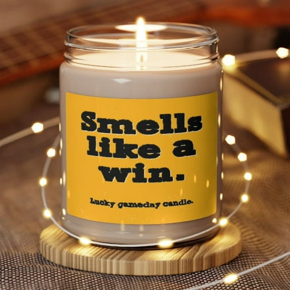 Smells Like a Boston Win Scented Candle, Boston Hockey