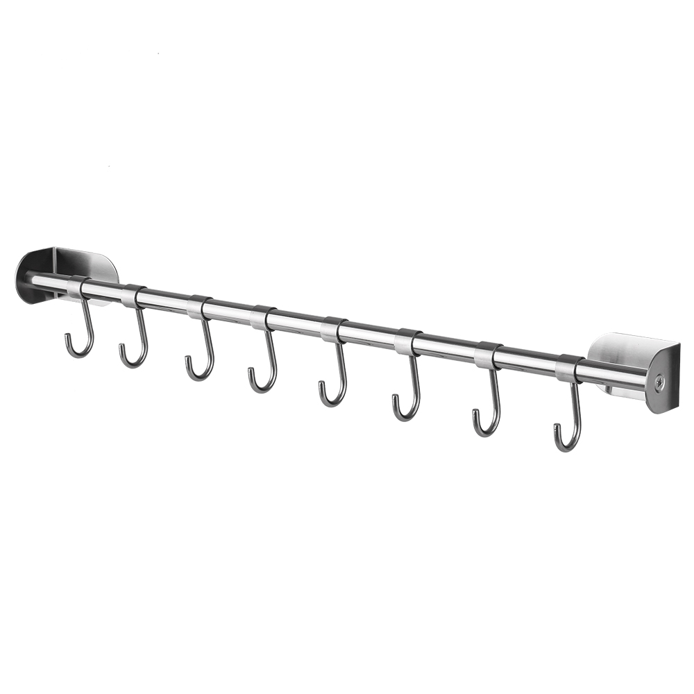 Kitchen Multifunction Hanging Rod & Hook Kitchen Hanging Rack Rod Hook