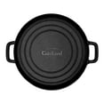 thumbnail image 4 of Cuisiland Pre-seasoned 5qt Cast Iron Dutch Oven with 10.25 Inch Griddle Skillet Lid, 4 of 9