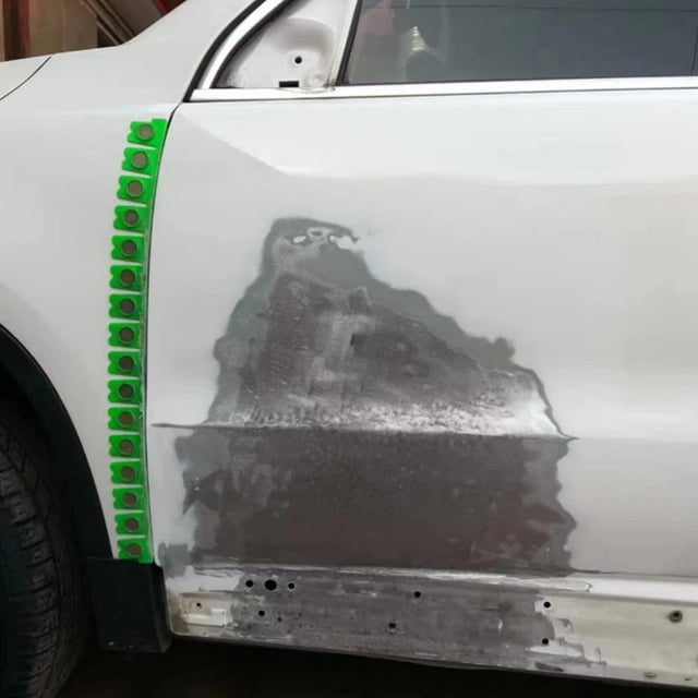 Car Flexible Magnetic Protective Strip Spray Paint Surface Sheet Metal Dry Grinding Edge Shielding Protector Green