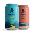 thumbnail image 4 of Athletic Brewing Company Run Wild IPA and Free Wave Hazy IPA Mixed Case, Craft Non-Alcoholic Beer, 12 fl oz Cans, 12 Pack, 4 of 6