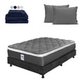 thumbnail image 1 of Colchón Matrimonial Spring Air Aries + Box + Almohada 2Pack + Sábanas Softy, 1 of 8