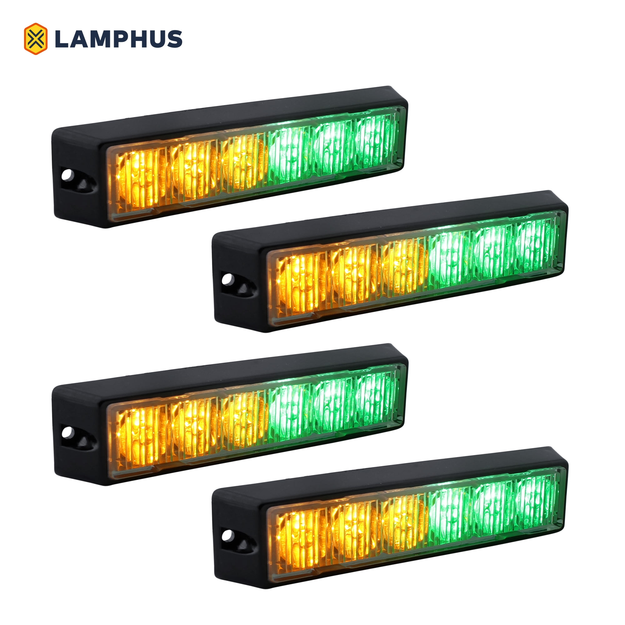 LAMPHUS SolarBlast SBLH06 LED Strobe Grille Flashing Lights [32 Modes