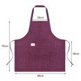 thumbnail image 2 of Kitchen Apron, Pack Of 2 Adjustable Apron With 2 Pockets, Machine Washable, Colourfast Apron For Men Women Kitchen, 2 of 5
