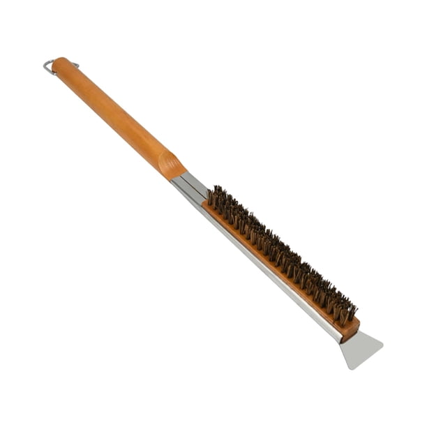 Cepillo para horno de pizza, cepillo para piedra de pizza, desmontable, cepillo para fregar barbacoa, cepillo de limpieza para pizzería, cocina, uso B