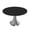 Black Cypress, variant on Small Round Office Table With Wide Pedestal Base 42" Breakroom Table