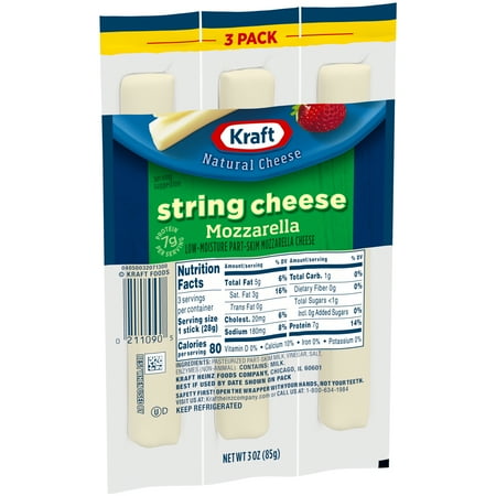 Kraft Mozzarella String Cheese Nutrition Facts | Blog Dandk