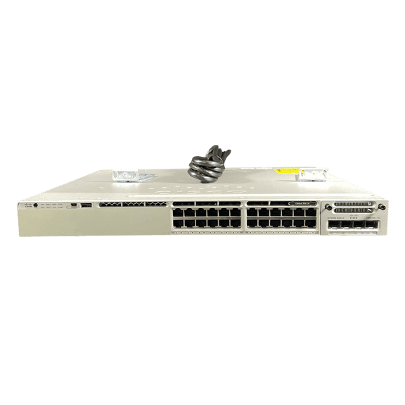 Restored Cisco Catalyst WS-C3850-24T-L 24 Port Ethernet Switch w/ C3850-NM-2-10G Module (Refurbished)
