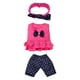 thumbnail image 5 of Conjunto de vestido navideño para muñecas Reborn de 30 cm | Disfraz de algodón morado, rojo, blanco y rosa | Regalo para niñas de más de 3 años | Casita de juguete y rompecabezas, 5 of 5