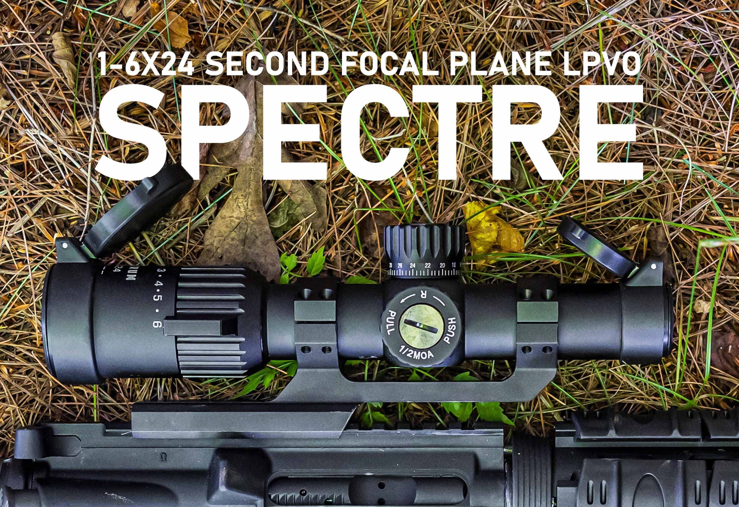 Monstrum Spectre 1-6x24 LPVO Rifle Scope | Flat Dark Earth