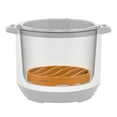thumbnail image 6 of Instant Pot Roasting Rack Official Silicone Accessory, Compatible 8,6 Quart 0.46 lb Cookers Orange, 6 of 14