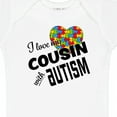 thumbnail image 4 of Inktastic I Love My Cousin with Autism Boys or Girls Baby Bodysuit, 4 of 5
