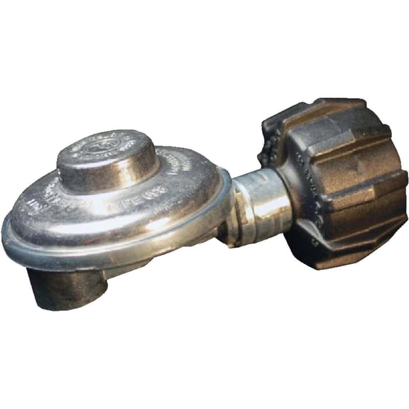 Mr. Heater 90 Degree Low Pressure Propane Regulator with Appliance End Fitting with Acme Nut