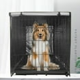 thumbnail image 3 of Dog Cage Cover Rainproof Window Opening Sun Protective Dog Crate Cover Waterproof Covers Wear Resistant Pet Kennel Cover, 3 of 5