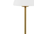 thumbnail image 2 of JONATHAN Y Xavier 12.5" Modern Minimalist Iron Rechargeable Integrated Portable LED Table Lamp, Brass Gold/White, JYL7109C, 2 of 6