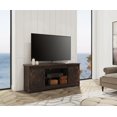 thumbnail image 2 of WAMPAT Farmhouse Sliding Barn Door TV Stand for 65" Flat Screen，59 Inch, 2 of 6