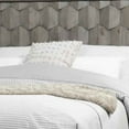 thumbnail image 2 of Benjara Transitional Wooden Full Panel Bed with Textured Headboard, Gray, 2 of 3