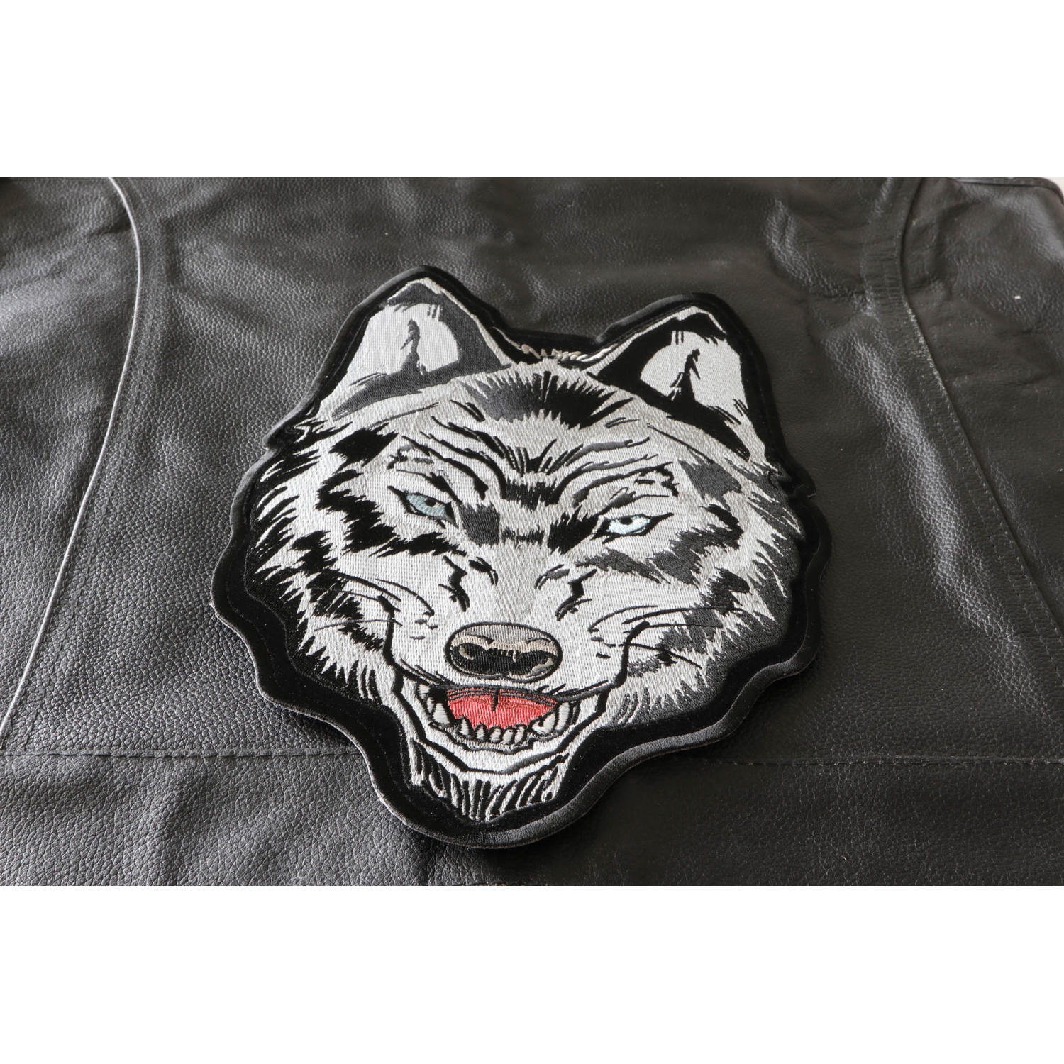 Wolf Patch, Large Back Patches for Jackets and Vests