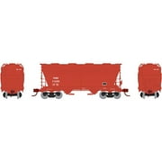 Athearn N Scale ACF 2970 Covered Hopper ITGX (Bright Red) #11522