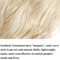 thumbnail image 5 of SEGO Clip in Hair Extensions as Human Real Curly Long Wavy Hairpieces for Woman Black Blonde Pink Purple, 5 of 7