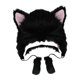thumbnail image 3 of Sombrero de felpa Sunnimix Gato Negro, 3 of 7