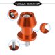 thumbnail image 3 of 1 Par de Spools de Brazo oscilante de Motocicleta 6mm CNC Spools de Brazo oscilante Deslizadores Soporte Naranja, 3 of 7