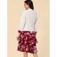 thumbnail image 4 of Conjunto De 2 Piezas Con Estampado De Lazo De Trabajo Allegra K Rojo L, 4 of 6