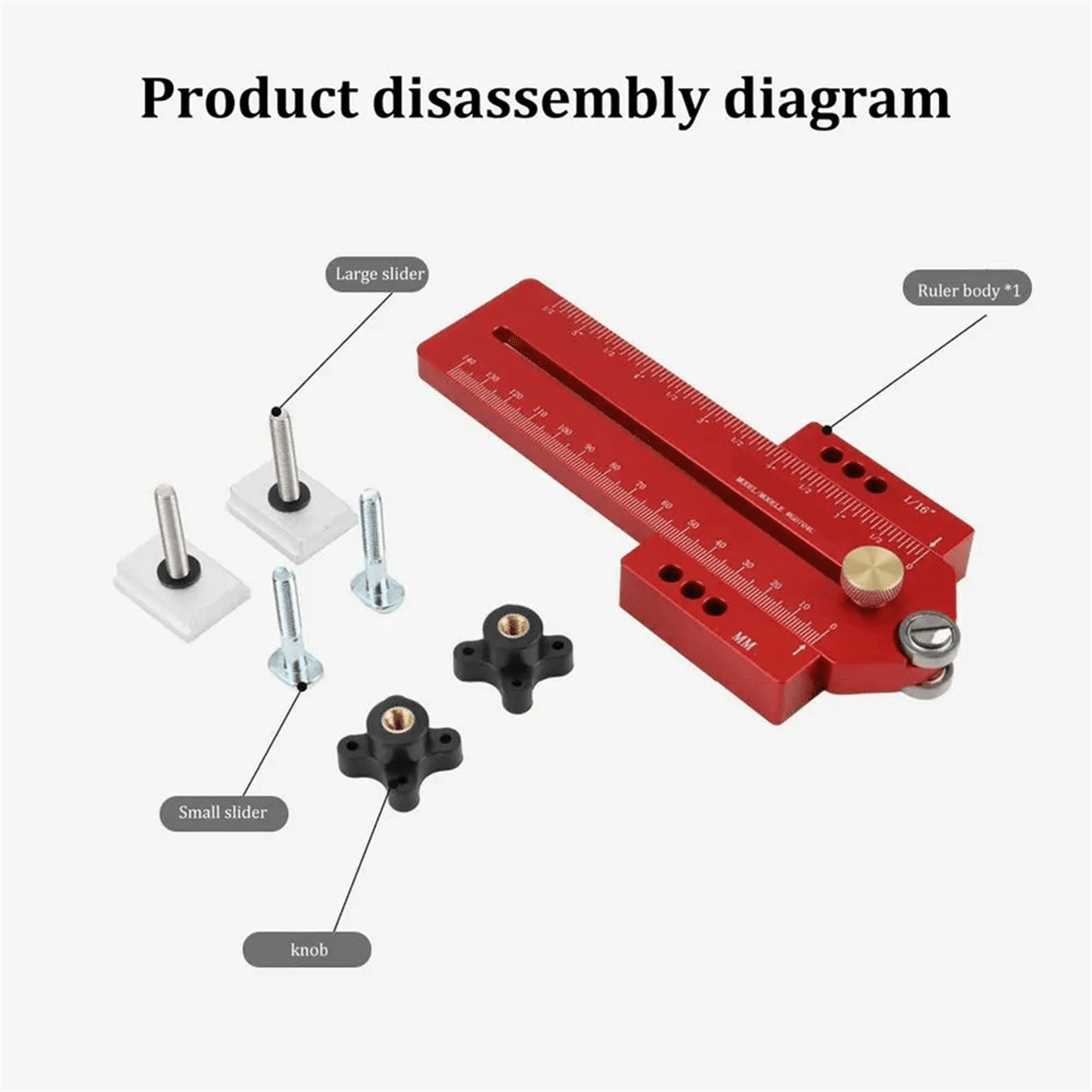 140mm Extended Thin Rip Jig Table Saw Jig Guide for Repeat Narrow Strip Cuts Works with Table Saw Router Table Band Saw1 * Table Saw Guide