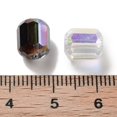 thumbnail image 3 of 100 pc Electroplate Column Glass Beads Faceted Mixed color 9x8mm Hole: 1.5mm Glass, 3 of 3