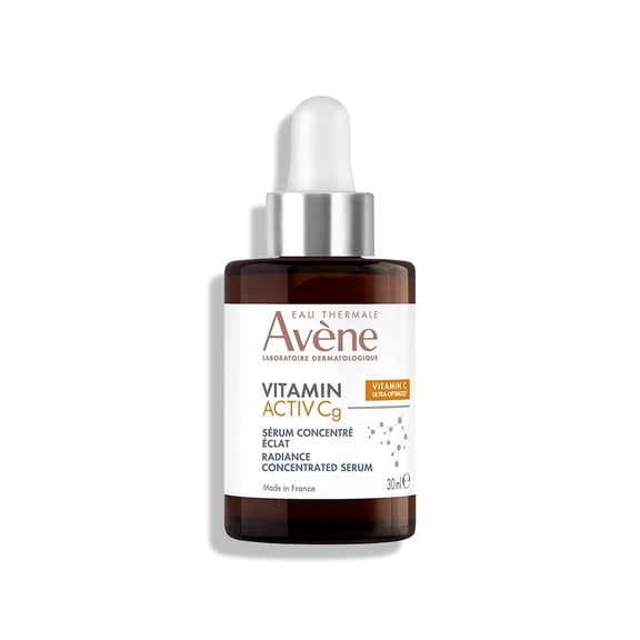 Avene Vitamin Activ Cg Radiance Concentrated Serum - Radiance Boosting Vitamin C Serum - For Wrinkles, Dark Spots & Fine Lines, 1 fl oz