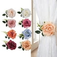 thumbnail image 2 of SDFGTstore Curtains Clamps Curtain Holder Ribbon Tieback Clips Hanging Flowers Tie Back Home Decoration Accessories, 2 of 21