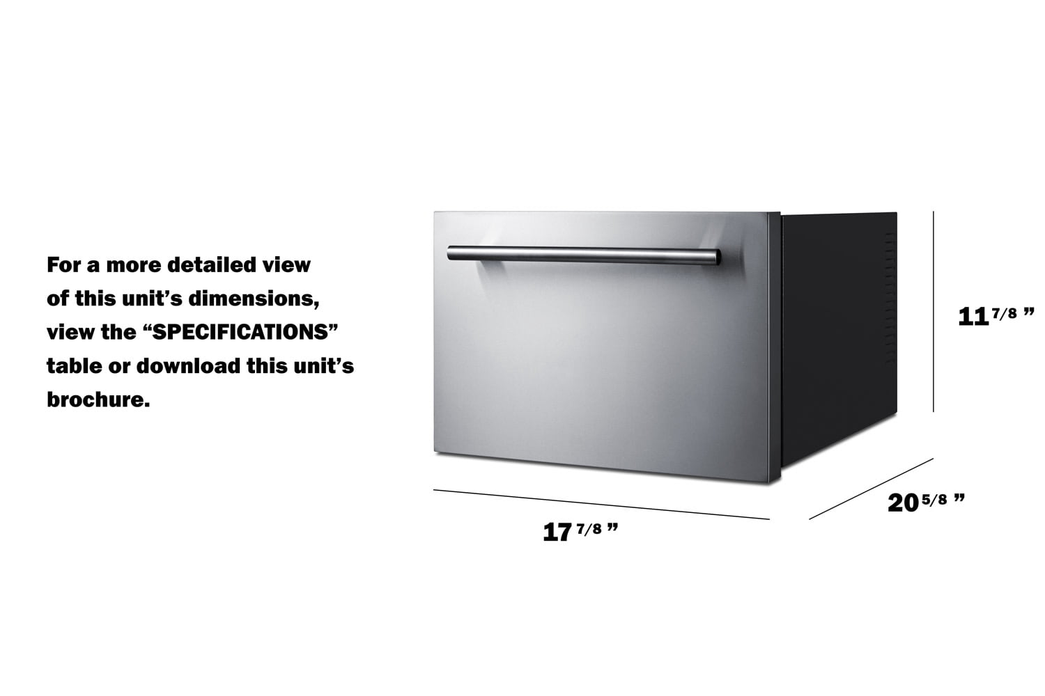 Summit Lx1d Beautifridge 18" Wide 0.8 Cu. Ft. Refrigerator Drawer - Pink