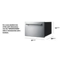 thumbnail image 3 of Summit Lx1d Beautifridge 18" Wide 0.8 Cu. Ft. Refrigerator Drawer - Stainless Steel, 3 of 7