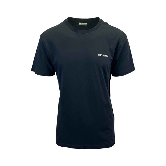 Columbia Men's Black T-Shirt CSC Basic Logo Everyday Wear S/S
