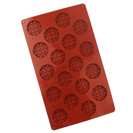 

18 Holes Cookie Moulds Mini Round Waffles Shapes Moulds Silicone Material Baking Gadgets Perfect Gifts for Baking Lovers