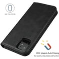 thumbnail image 5 of for iPhone 11 2019 Wallet Case,Premium PU Leather Flip Folio Case with Card Slot, Stand Holder and Magnetic Closure [TPU Shockproof Interior Protective Case] for Apple iPhone 11 6.1" 2019,Black, 5 of 8